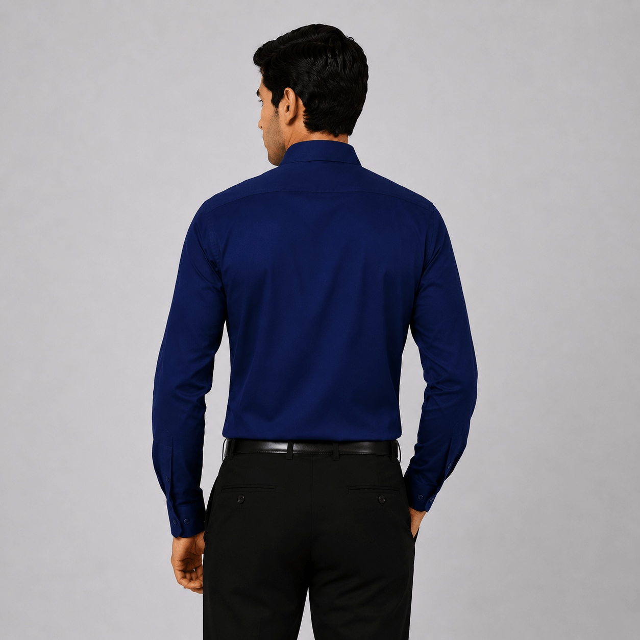 Navy Blue Formal Shirt For Men