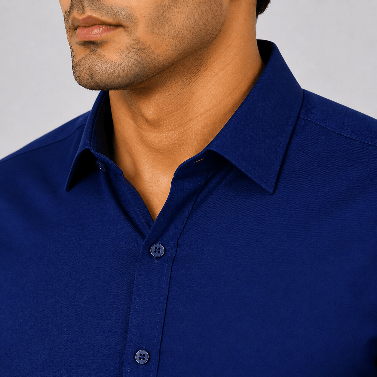 Navy Blue Formal Shirt For Men