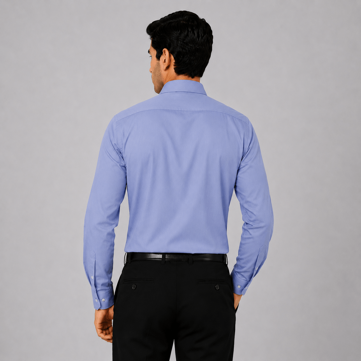 Periwinkle Blue Premium Formal Shirt For Men